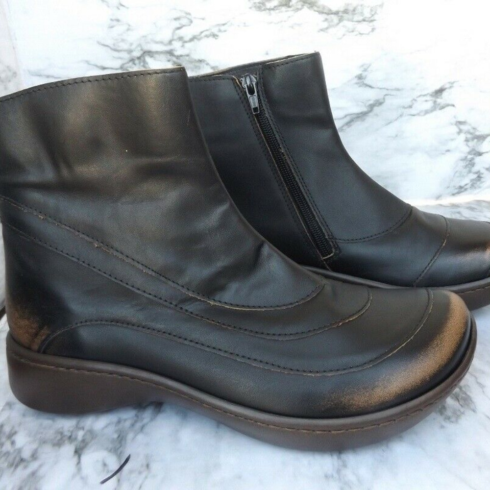 NEW Naot Leather Ankle Boots Tellin BROWN